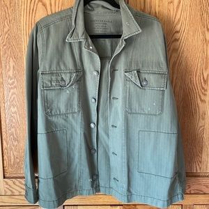 American Eagle Never worn destructed jacket
